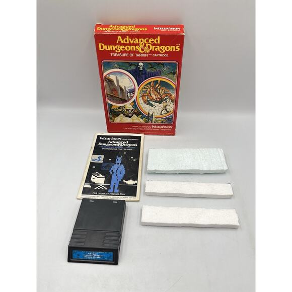Advanced Dungeons & Dragons: Treasure of Tarmin (Intellivision, 1983) Complete - Picture 1 of 7